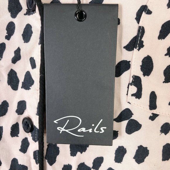 NWT Rails Large Dalmation Print Pajama Top Shirt - Picture 12 of 12